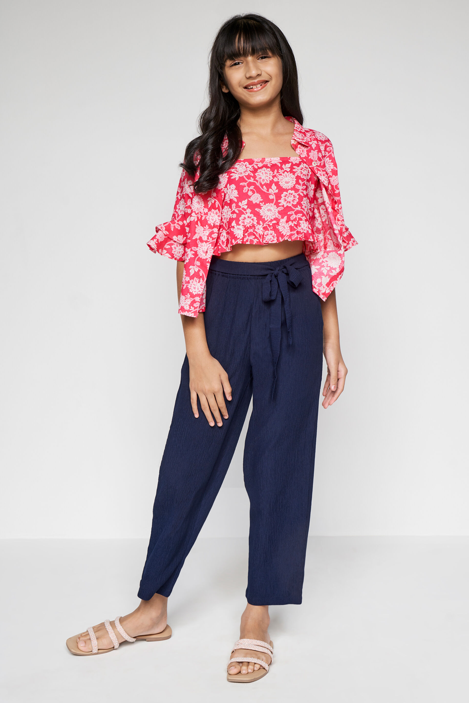 Indigo Straight-Fit Trousers, Indigo, image 2